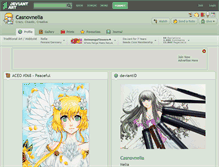 Tablet Screenshot of casnovnelia.deviantart.com