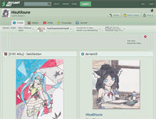 Tablet Screenshot of nisukitsune.deviantart.com