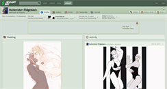 Desktop Screenshot of mcmonster-ridgeback.deviantart.com