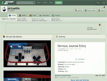 Tablet Screenshot of pk2castillo.deviantart.com