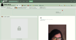 Desktop Screenshot of black-cat16.deviantart.com