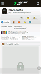 Mobile Screenshot of black-cat16.deviantart.com