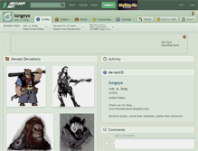 Tablet Screenshot of longeye.deviantart.com