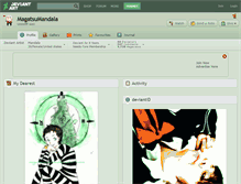 Tablet Screenshot of magatsumandala.deviantart.com