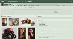 Desktop Screenshot of lexusgrenier.deviantart.com