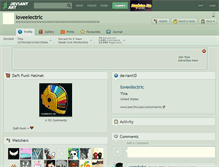 Tablet Screenshot of loveelectric.deviantart.com