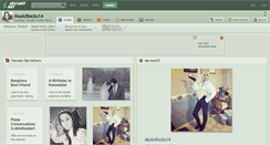 Desktop Screenshot of musicrocks14.deviantart.com