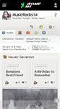Mobile Screenshot of musicrocks14.deviantart.com