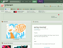 Tablet Screenshot of lymepenguin.deviantart.com