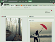 Tablet Screenshot of phonatic.deviantart.com