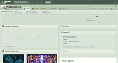 Desktop Screenshot of firebelliednewt.deviantart.com