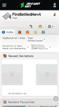 Mobile Screenshot of firebelliednewt.deviantart.com