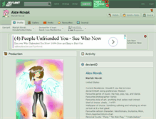 Tablet Screenshot of alex-novak.deviantart.com