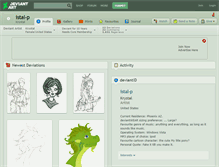 Tablet Screenshot of istal-p.deviantart.com