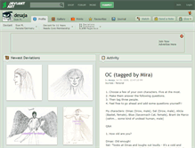 Tablet Screenshot of desaja.deviantart.com