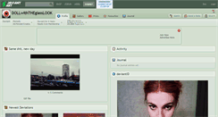 Desktop Screenshot of dollwiththeglasslook.deviantart.com
