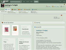 Tablet Screenshot of basking-in-twilight.deviantart.com