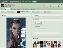 Tablet Screenshot of clevelandh.deviantart.com