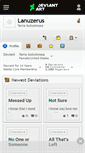 Mobile Screenshot of lanuzerus.deviantart.com