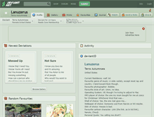 Tablet Screenshot of lanuzerus.deviantart.com