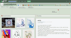 Desktop Screenshot of cursedwhiteblankness.deviantart.com