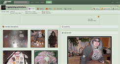 Desktop Screenshot of captainmaverickzero.deviantart.com