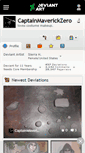 Mobile Screenshot of captainmaverickzero.deviantart.com