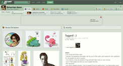 Desktop Screenshot of bohemian-moon.deviantart.com