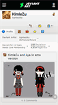 Mobile Screenshot of kimiezu.deviantart.com