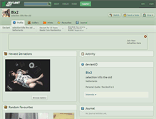 Tablet Screenshot of bix2.deviantart.com