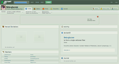 Desktop Screenshot of beta-glucose.deviantart.com