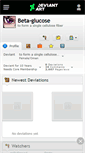 Mobile Screenshot of beta-glucose.deviantart.com
