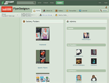 Tablet Screenshot of flyerdesigns.deviantart.com