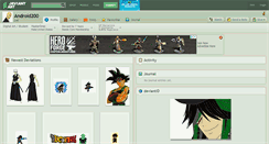 Desktop Screenshot of android200.deviantart.com