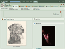 Tablet Screenshot of ferny654.deviantart.com