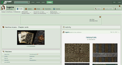 Desktop Screenshot of hugama.deviantart.com