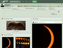 Tablet Screenshot of eratimus.deviantart.com
