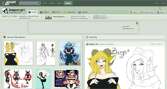 Desktop Screenshot of dragoon-girl.deviantart.com