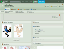 Tablet Screenshot of anime-bases.deviantart.com