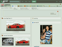 Tablet Screenshot of pedrimm.deviantart.com