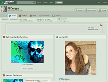 Tablet Screenshot of prdesigns.deviantart.com