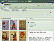 Tablet Screenshot of chapalote.deviantart.com