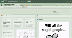 Desktop Screenshot of mushroompwnage.deviantart.com