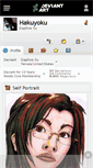 Mobile Screenshot of hakuyoku.deviantart.com