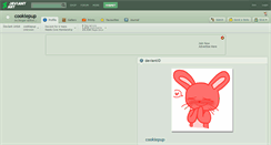 Desktop Screenshot of cookiepup.deviantart.com
