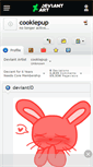 Mobile Screenshot of cookiepup.deviantart.com