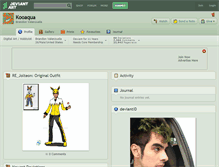 Tablet Screenshot of kooaqua.deviantart.com