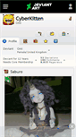 Mobile Screenshot of cyberkitten.deviantart.com