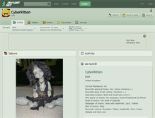 Tablet Screenshot of cyberkitten.deviantart.com