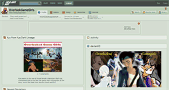 Desktop Screenshot of overlookgamegirls.deviantart.com